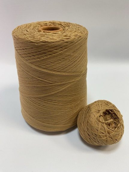 Бобинная пряжа Лента полихлопок (песочный)