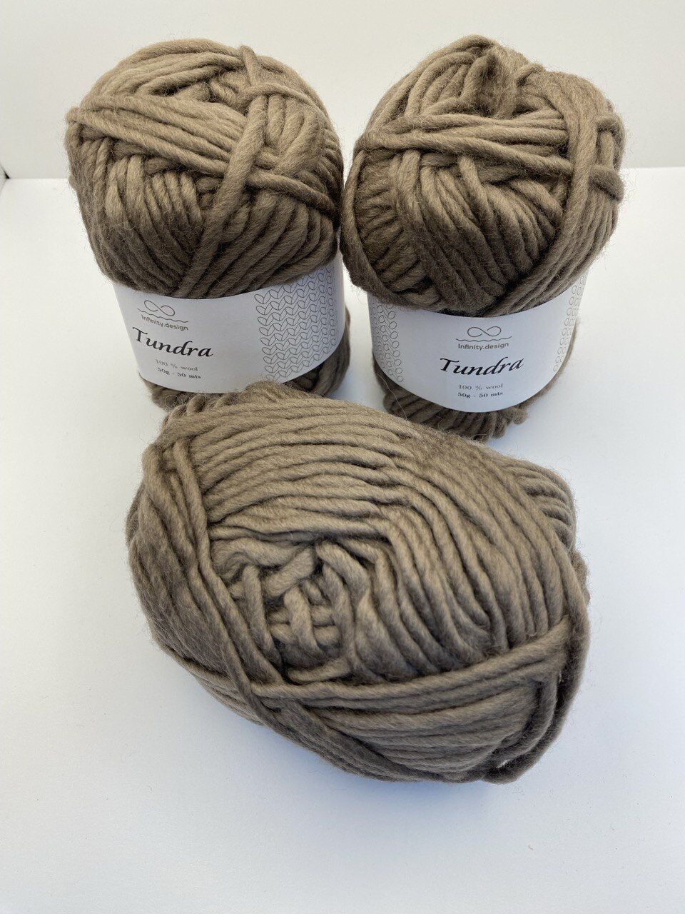 Пряжа в мотках INFINITY TUNDRA 3161 MEDIUM BROWN — изображение 4