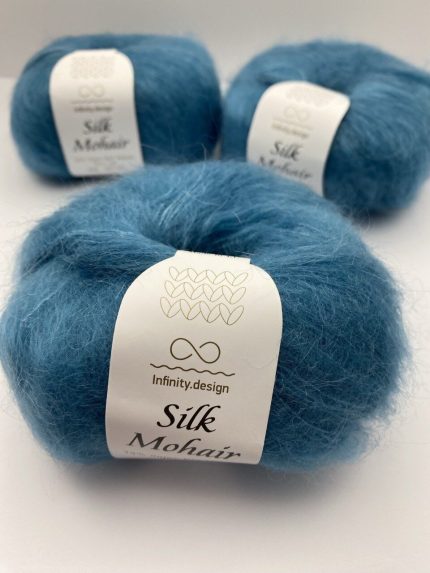 Пряжа в мотках INFINITY SILK MOHAIR 6553 PETROL