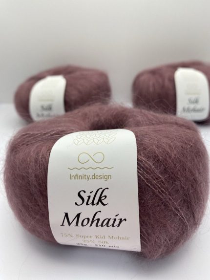 Пряжа в мотках INFINITY SILK MOHAIR 4331 OLD ROSA