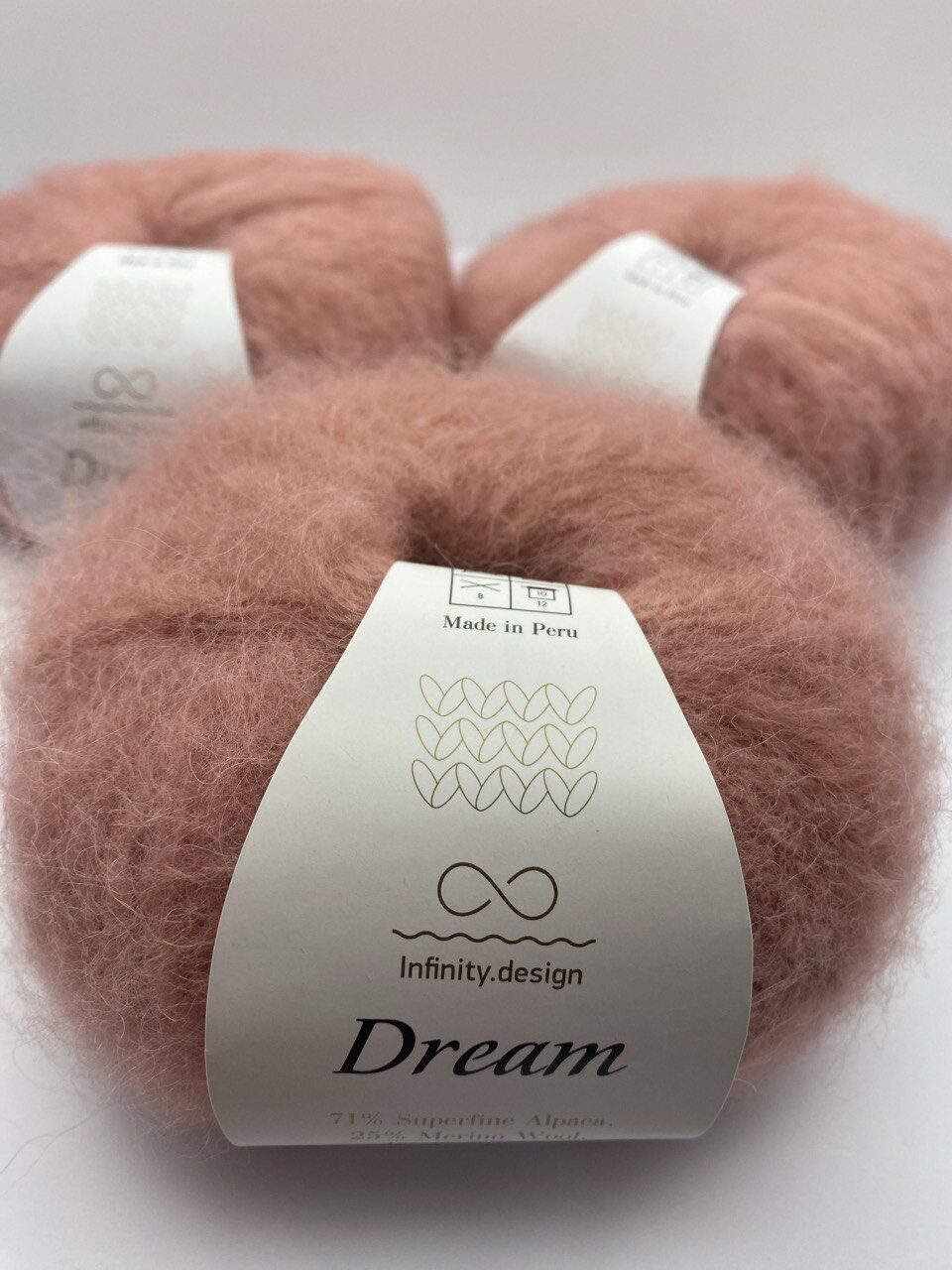 Пряжа для вязания INFINITY DREAM 4042 OLD PINK — изображение 7
