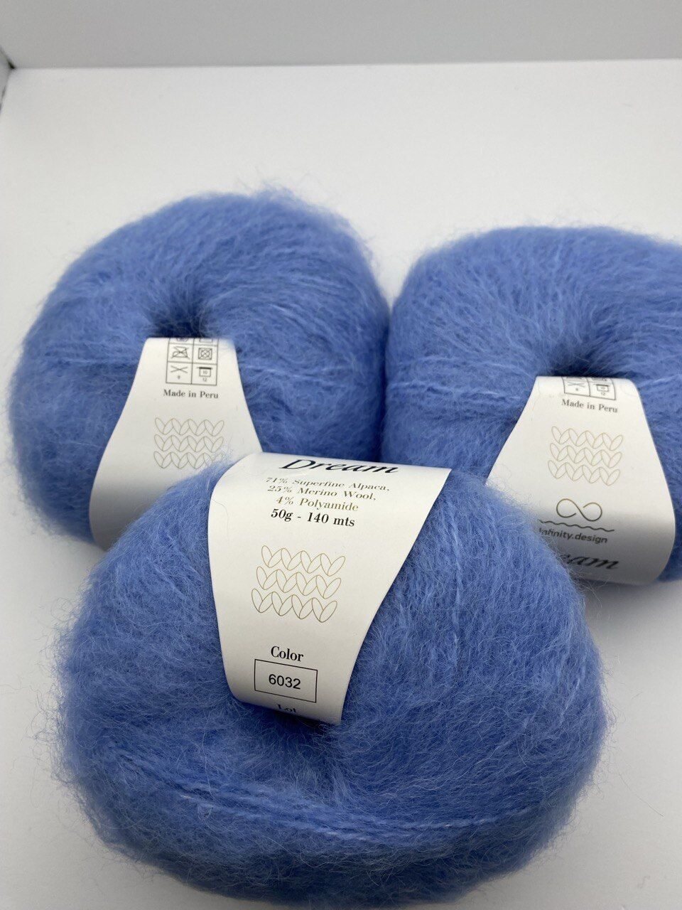 Пряжа для вязания INFINITY DREAM 6032 BLUE HYDRANGEA — изображение 3