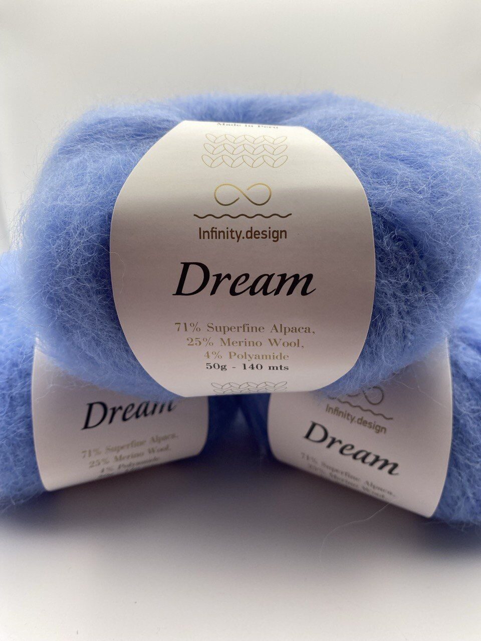 Пряжа для вязания INFINITY DREAM 6032 BLUE HYDRANGEA — изображение 7