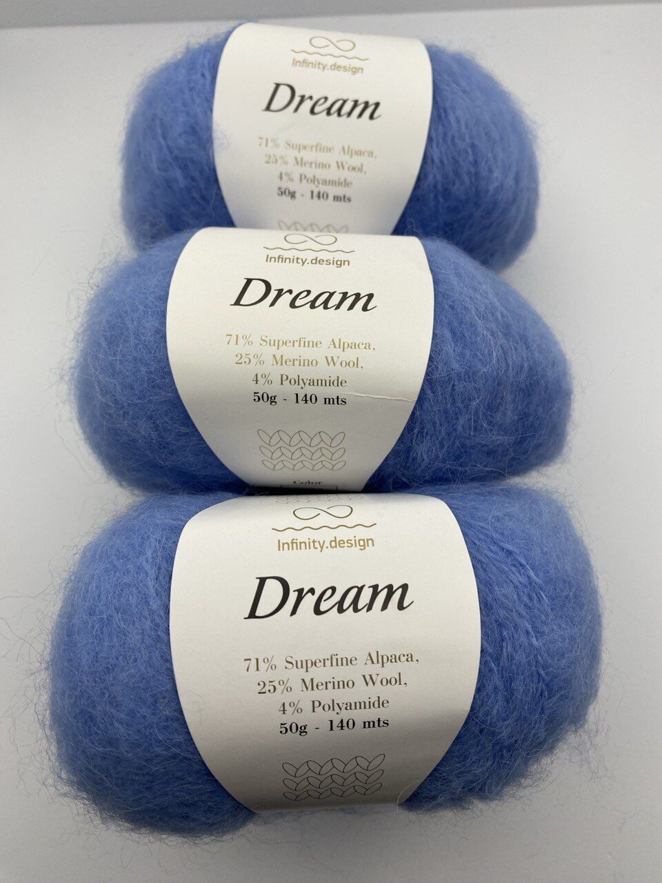 Пряжа для вязания INFINITY DREAM 6032 BLUE HYDRANGEA — изображение 5