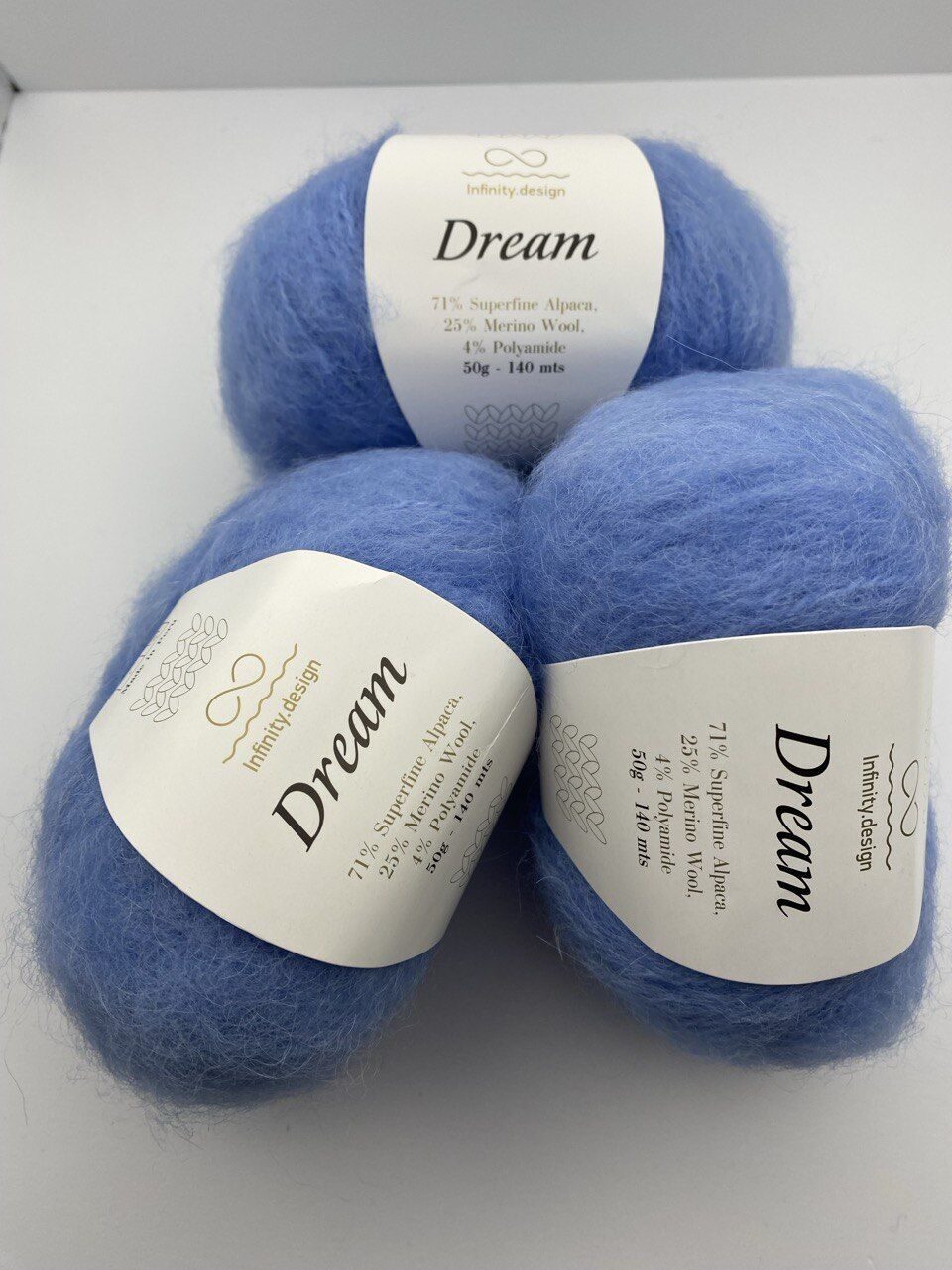 Пряжа для вязания INFINITY DREAM 6032 BLUE HYDRANGEA — изображение 4