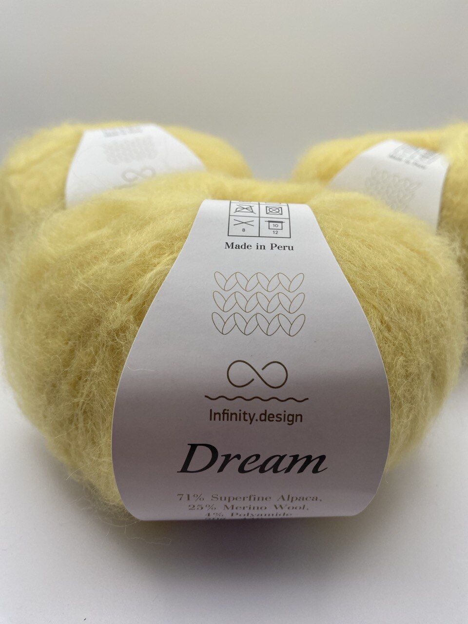 Пряжа для вязания INFINITY DREAM 2112 YELLOW