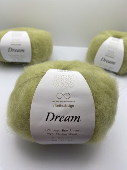 Пряжа для вязания INFINITY DREAM 9842 MOSS GREEN