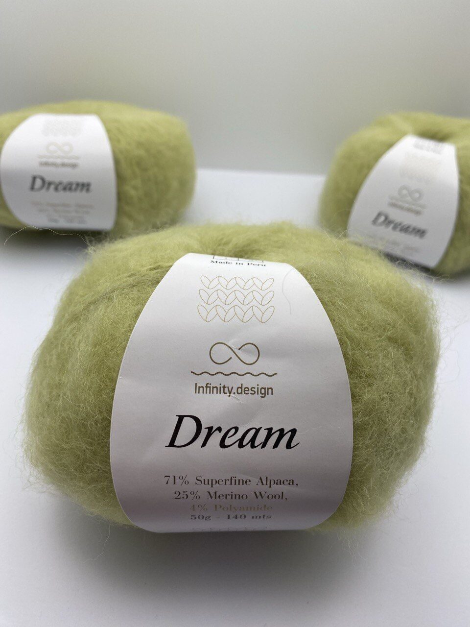 Пряжа для вязания INFINITY DREAM 9842 MOSS GREEN