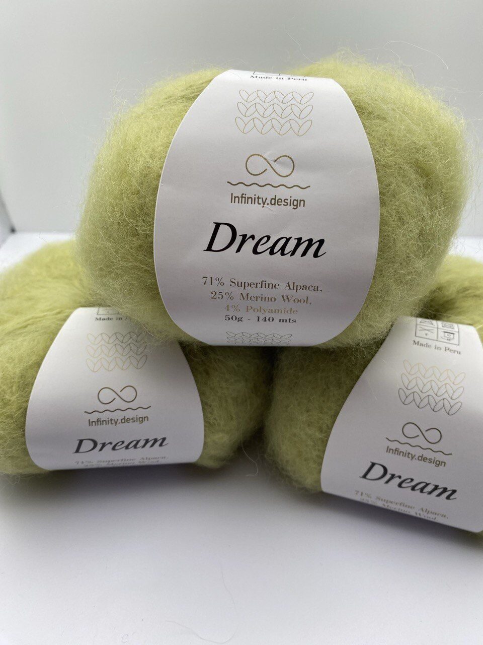 Пряжа для вязания INFINITY DREAM 9842 MOSS GREEN — изображение 4