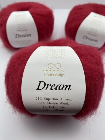 Пряжа для вязания INFINITY DREAM 4065 WINE RED