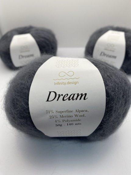 Пряжа для вязания INFINITY DREAM 1053 DARK GRAY