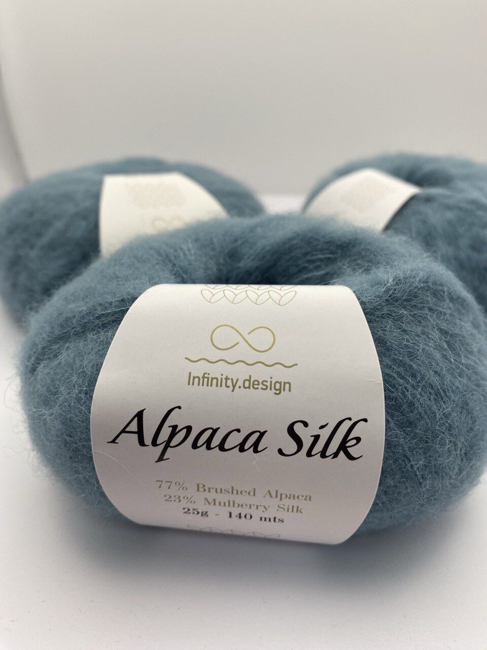 Пряжа для вязания INFINITY ALPACA SILK 7252 SEA GREEN — изображение 8