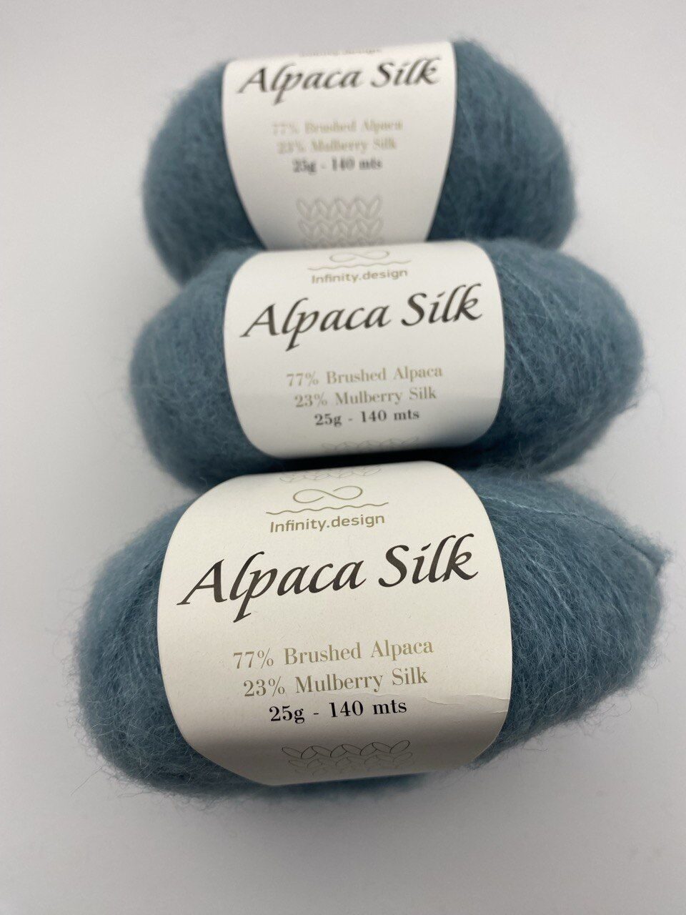Пряжа для вязания INFINITY ALPACA SILK 7252 SEA GREEN — изображение 6