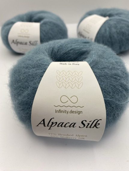 Пряжа для вязания INFINITY ALPACA SILK 7252 SEA GREEN