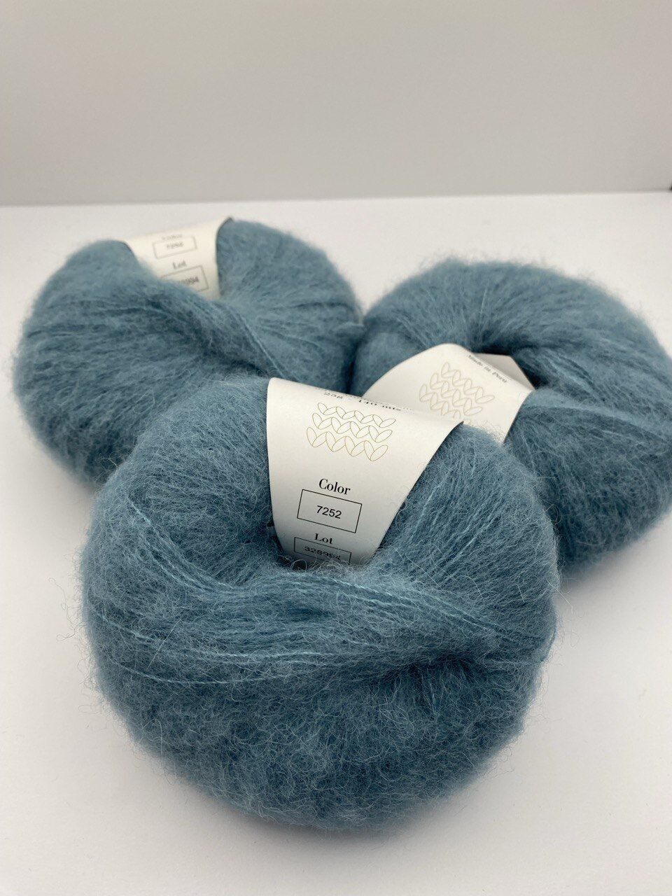 Пряжа для вязания INFINITY ALPACA SILK 7252 SEA GREEN — изображение 3