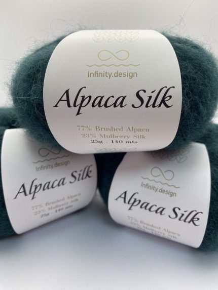 Пряжа для вязания INFINITY ALPACA SILK 8264 GREEN