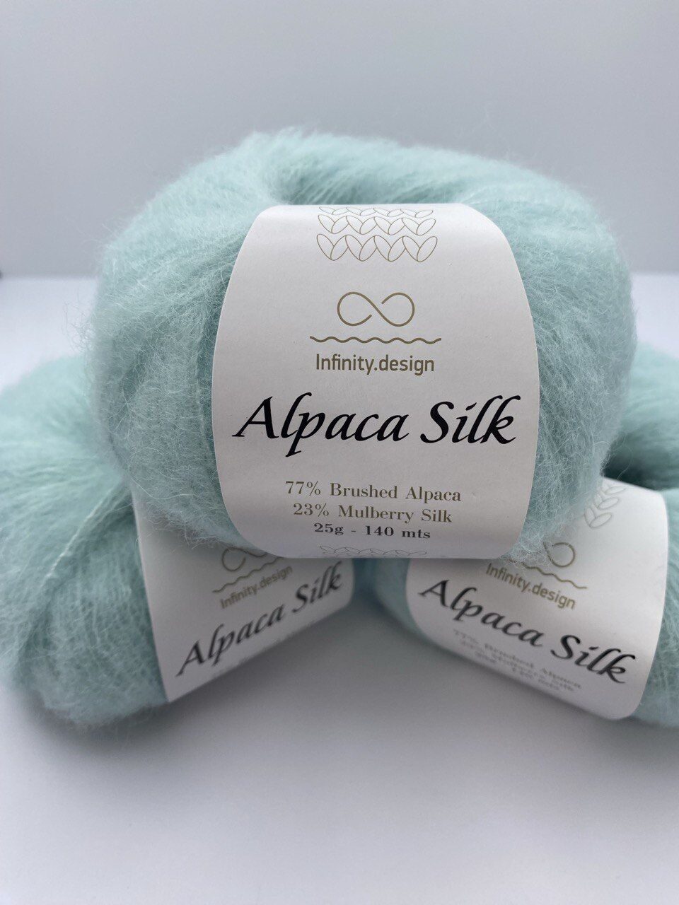 Пряжа для вязания INFINITY ALPACA SILK 7212 DUST PETROL — изображение 8