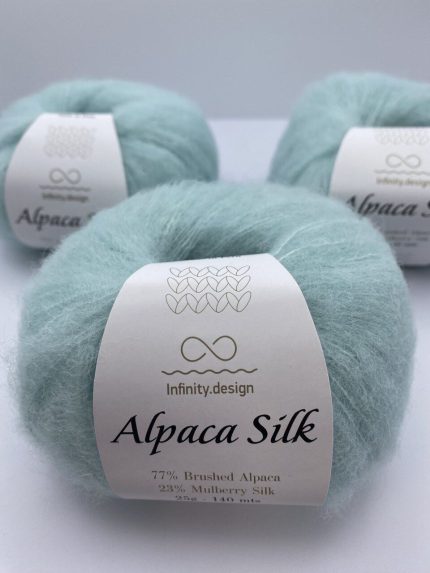 Пряжа для вязания INFINITY ALPACA SILK 7212 DUST PETROL