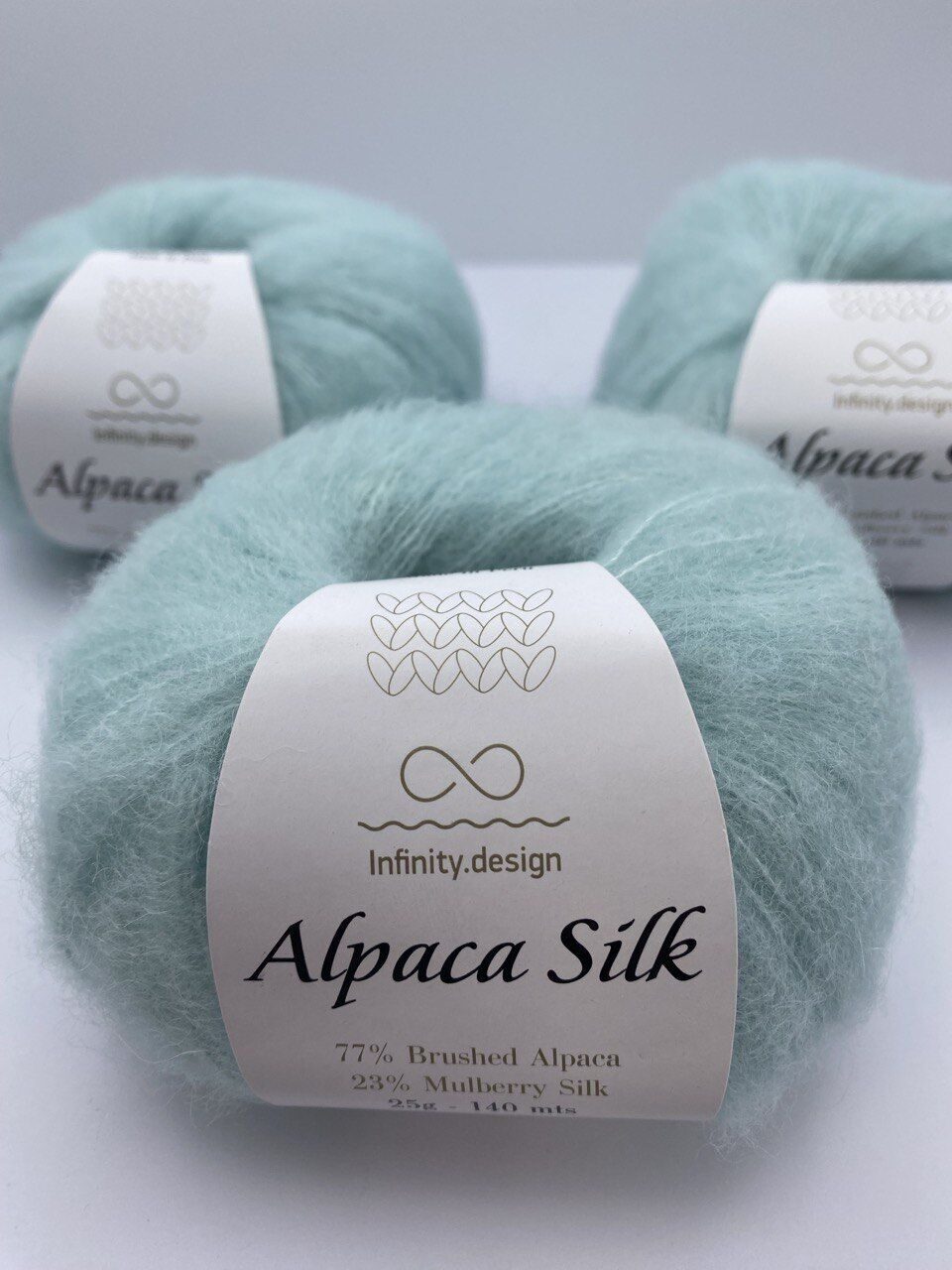 Пряжа для вязания INFINITY ALPACA SILK 7212 DUST PETROL