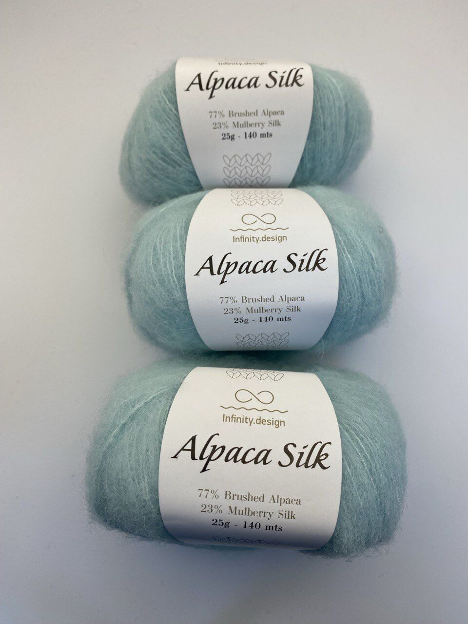 Пряжа для вязания INFINITY ALPACA SILK 7212 DUST PETROL — изображение 7