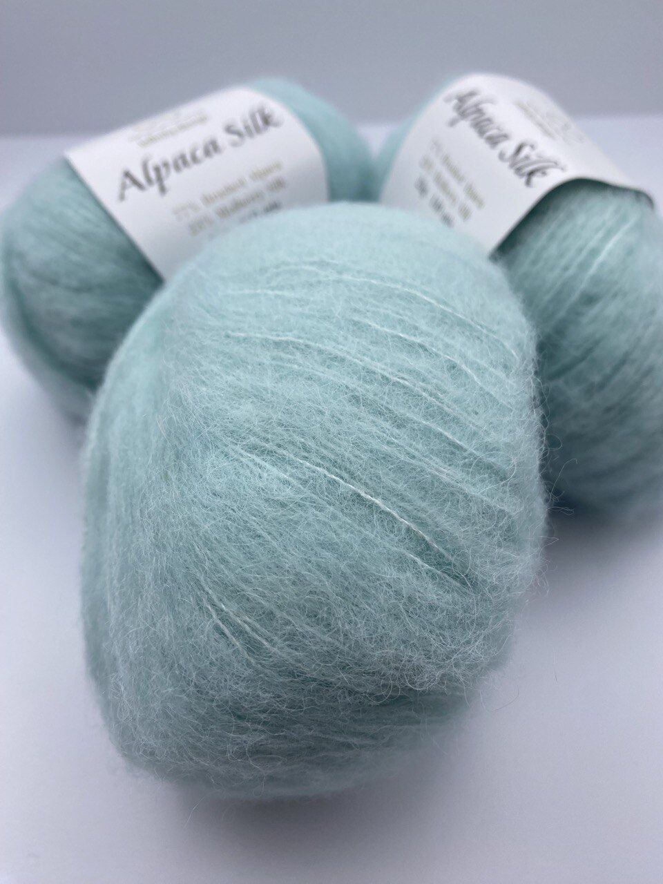 Пряжа для вязания INFINITY ALPACA SILK 7212 DUST PETROL — изображение 6