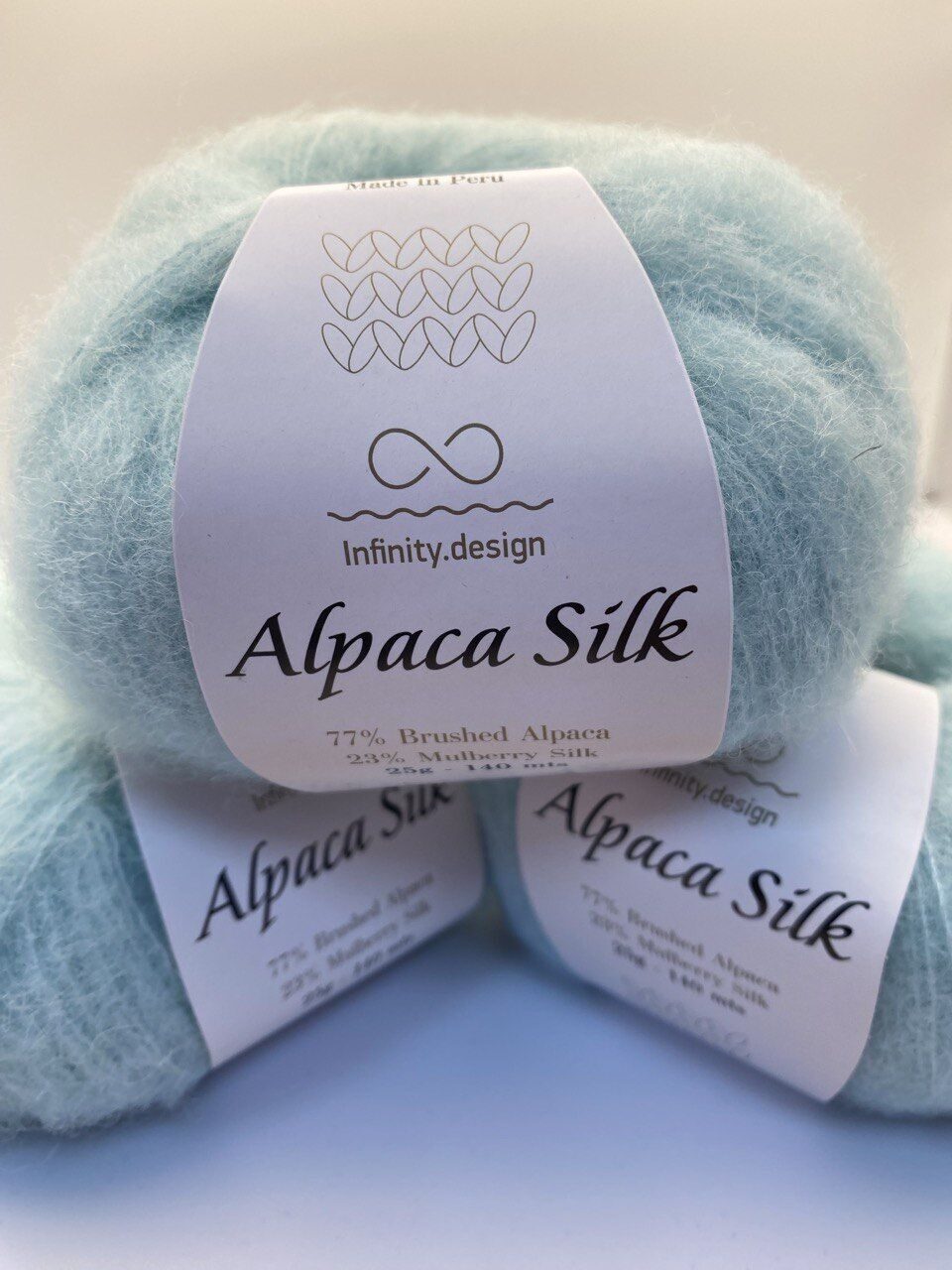 Пряжа для вязания INFINITY ALPACA SILK 7212 DUST PETROL — изображение 4