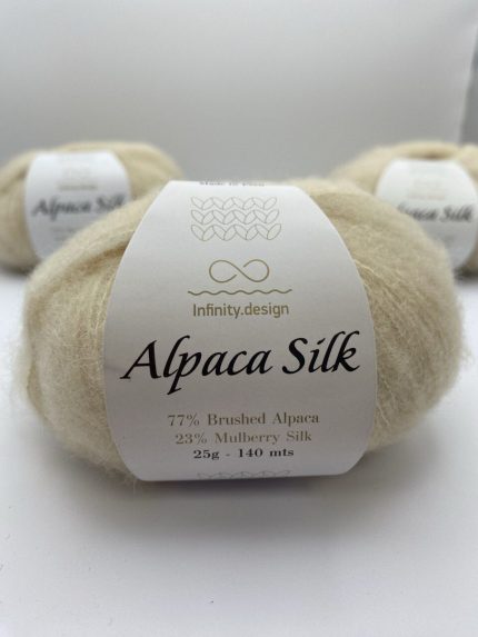 Пряжа для вязания INFINITY ALPACA SILK 1012 NATURE