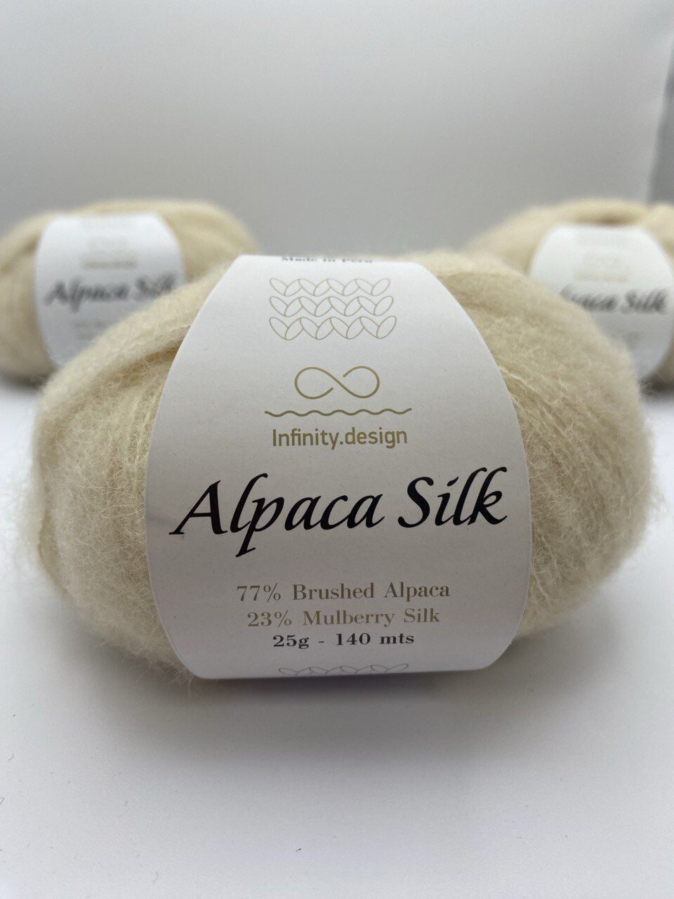 Пряжа для вязания INFINITY ALPACA SILK 1012 NATURE