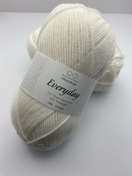 Пряжа для вязания INFINITY EVERYDAY 1002 WHITE