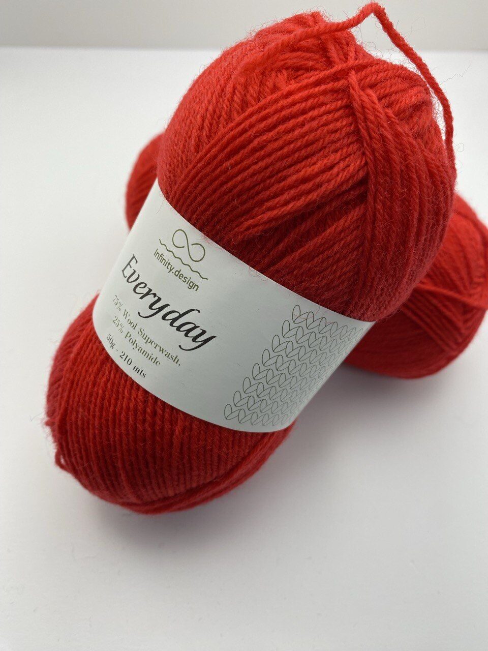 Пряжа для вязания INFINITY EVERYDAY 4219 RED — изображение 4