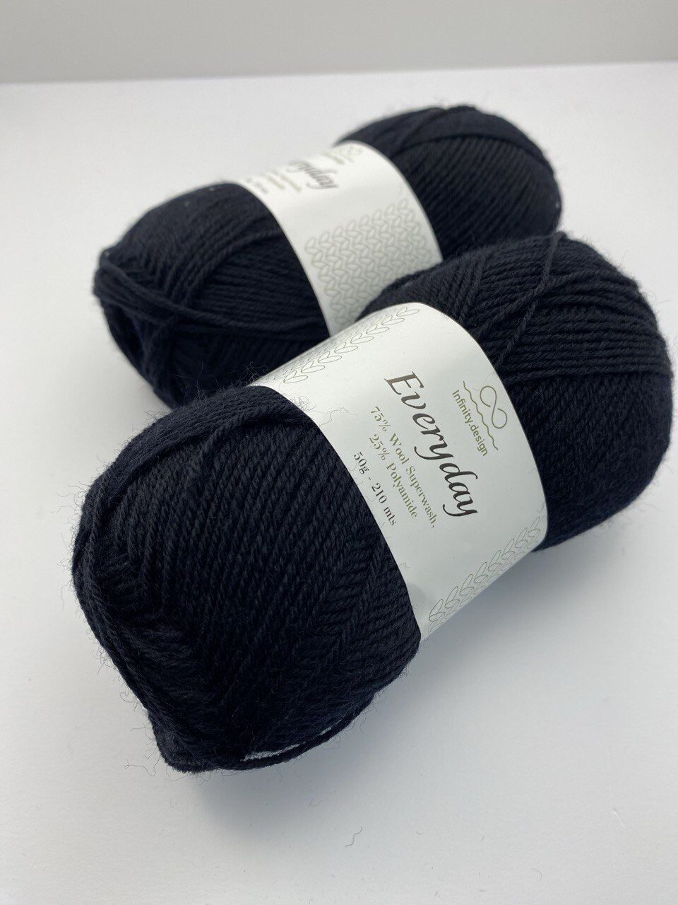 Пряжа для вязания INFINITY EVERYDAY 1099 BLACK — изображение 5