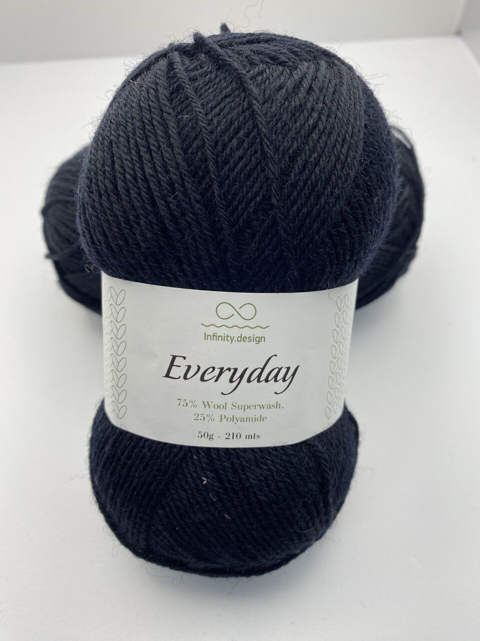 Пряжа для вязания INFINITY EVERYDAY 1099 BLACK — изображение 4
