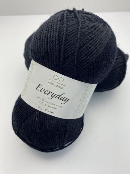 Пряжа для вязания INFINITY EVERYDAY 1099 BLACK