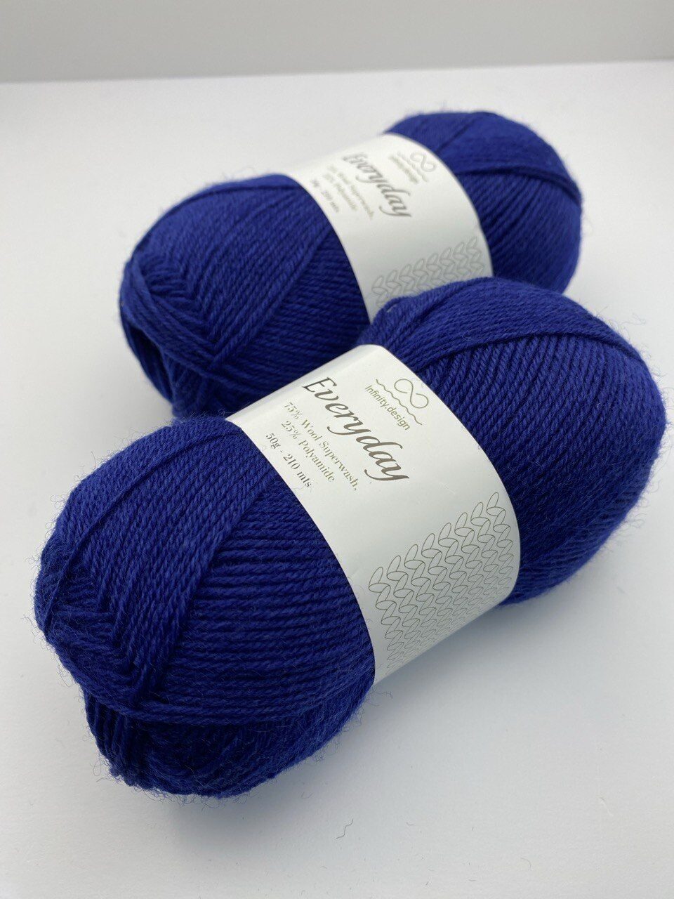 Пряжа для вязания INFINITY EVERYDAY 5575 NAVY BLUE — изображение 5