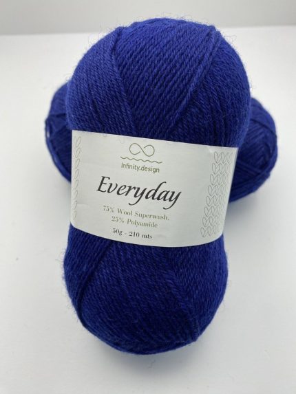 Пряжа для вязания INFINITY EVERYDAY 5575 NAVY BLUE