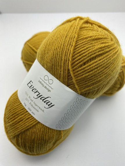 Пряжа для вязания INFINITY EVERYDAY 2335 MUSTARD