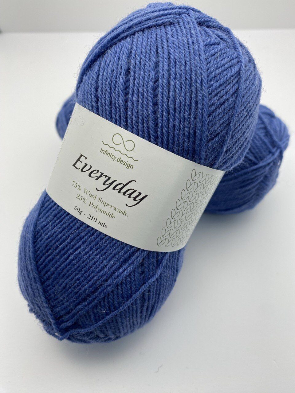 Пряжа для вязания INFINITY EVERYDAY 6052 JEANS BLUE — изображение 4