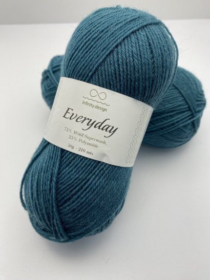 Пряжа для вязания INFINITY EVERYDAY 7251 BLUE PETROL