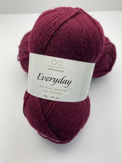Пряжа для вязания INFINITY EVERYDAY 4363 WINE RED