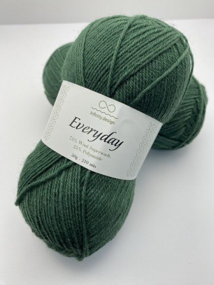 Пряжа для вязания INFINITY EVERYDAY 7755 EMERALD